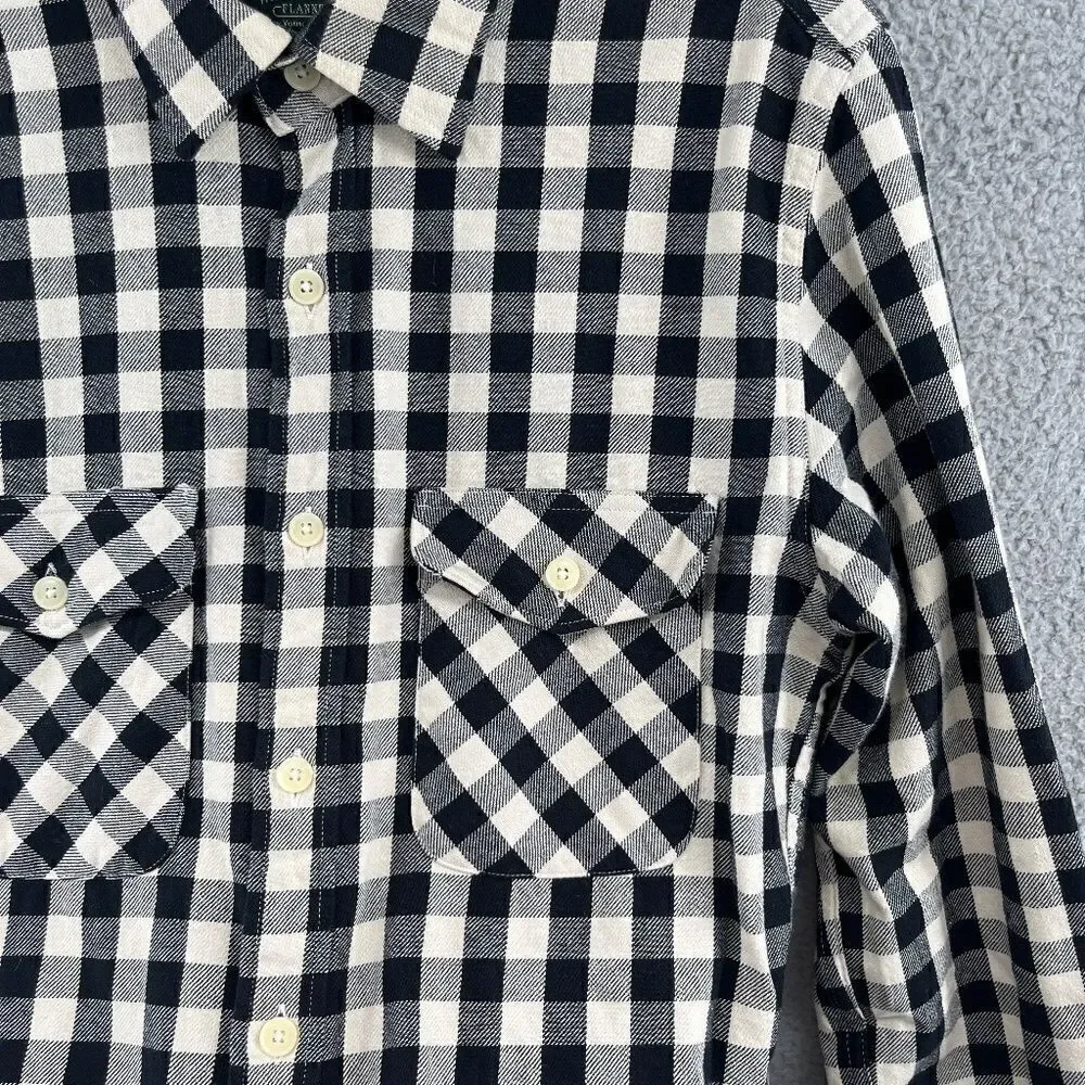 J Crew Heavyweight Plaid Flannel Workshirt 20638  Men's Sz Small